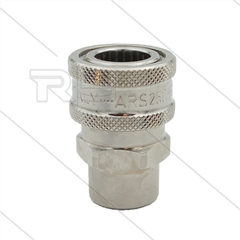 ARS250 - Kupplung - Messing - 250 Bar - max 90°C - 1/4&quot; IG