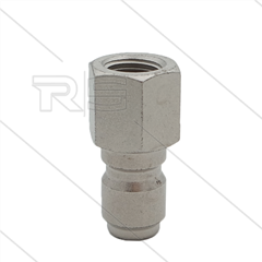 ARS250 - Nippel - Stahl - 250 Bar - Ø14,9 mm - max 90°C - 1/4&quot; IG