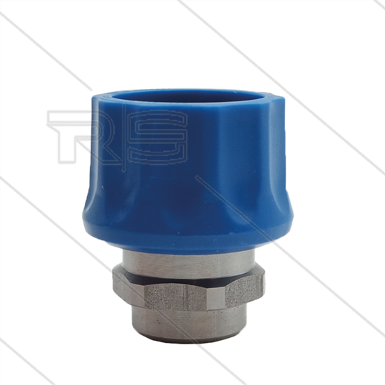 RP3100 - Kupplung - Edelstahl mit Kunststoffring - 250 Bar - 3/8&quot; IG