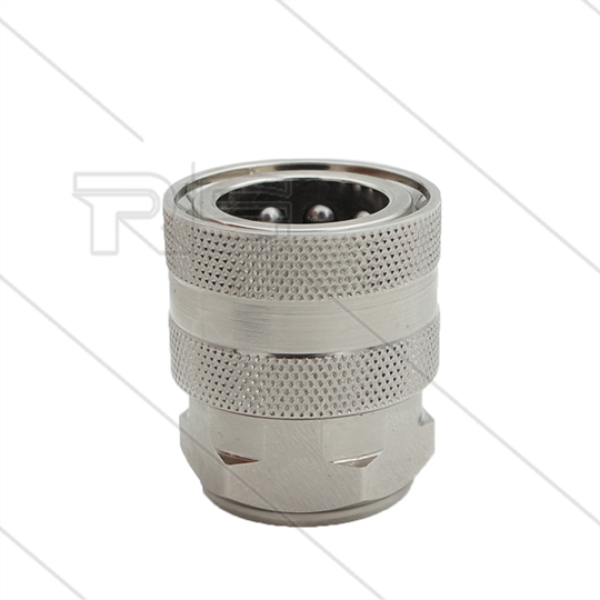 RMS250 - Kupplung - Messing - 250 Bar - max 90°C - passend zu Nilfisk-Alto - 3/8&quot; IG