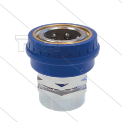 KEW (orginal) - Schnellkupplung mit blaue Kunststoffring - 3/8" IG 