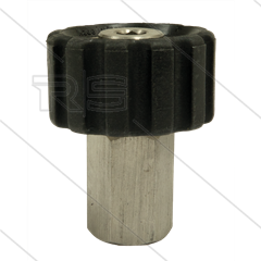 M22x1,5 - Handverschraubung - Edelstahl - 500 Bar - Ø14mm - max 150°C - 1/4&quot; IG