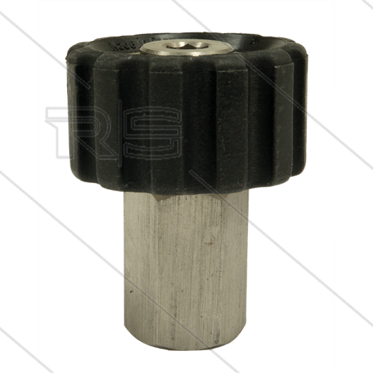 M22x1,5 - Handverschraubung - Edelstahl - 500 Bar - Ø14mm - max 150°C - 1/4&quot; IG