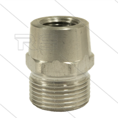 M22x1,5 - Gegennippel - Edelstahl - 500 Bar - Ø14mm - max 150°C - 1/4&quot; IG
