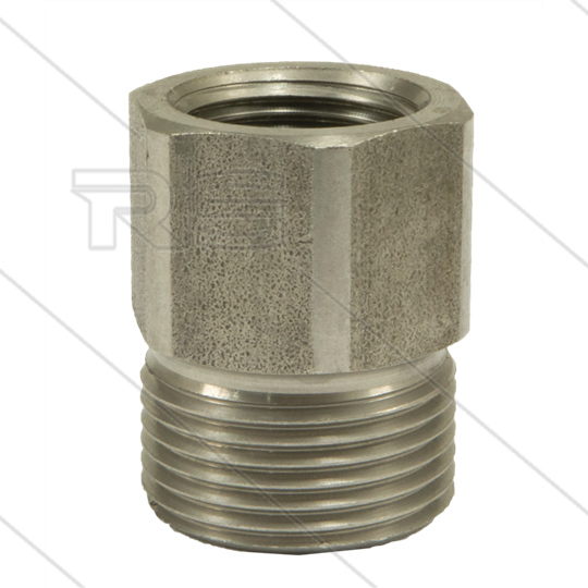 M22x1,5 - Gegennippel - Edelstahl - 500 Bar - Ø14mm - max 150°C - 3/8&quot; IG