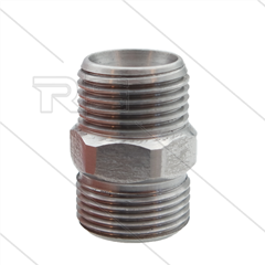 M22x1,5 - Gegennippel - Edelstahl - 500 Bar - Ø14mm - max 150°C - 1/2&quot; AG