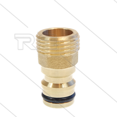 Schnellkupplung - Niederdruck - Messing - Wasseranschluss - 1/2&quot; AG
