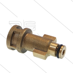 Bajonetnippel 1/4&quot; IG - Messing - passend zu AQUA/FAIP