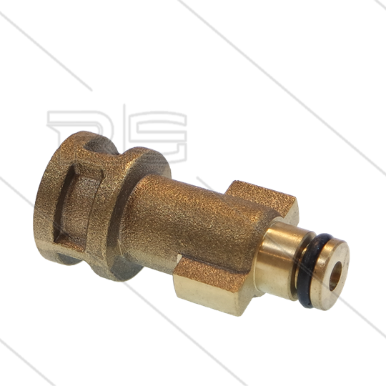 Bajonetnippel 1/4&quot; IG - Messing - passend zu AQUA/FAIP
