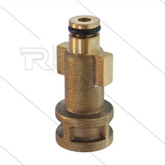 Bajonetnippel 1/4" IG - Messing - passend zu AQUA/FAIP