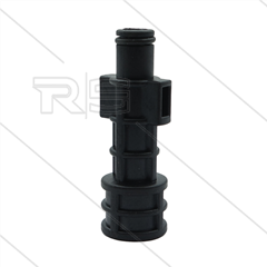 Bajonetnippel 1/4" IG - Kunststoff - passend zu Bosch + Eurom + Black & Decker
