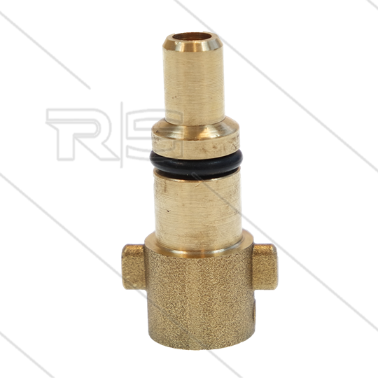 Bajonetnippel 1/4" IG - Messing -  Pin Ø14mm - passend zu  Nilfsik (KEW) + Makita + Lavor + Parkside