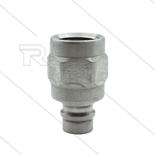 RP-Click - Nippel - Edelstahl (gehärtet) (Snap-Tite) - 250 Bar - Ø15,9mm - max 200°C - 1/2&quot; IG