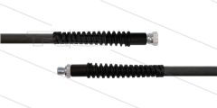HD-Schlauch schwarz DN06 - Flexy - 1SN - 60m - 3/8&quot; AG x 3/8&quot; DKR - 2x SKS - 300 Bar
