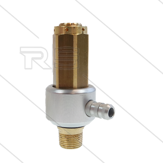 S284 Sicherheitsventil - 50 bis 340 Bar - 7 bis 41 l/m - max 85°C - Eingang: 3/8&quot; IG