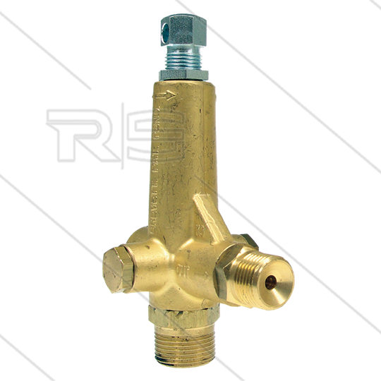 K3.0 - Druckregelventil - 100 Bar - 8 bis 11 l/min - max 60°C - Eingang: 3/8&quot; IG - Ausgang: 1/2&quot; AG