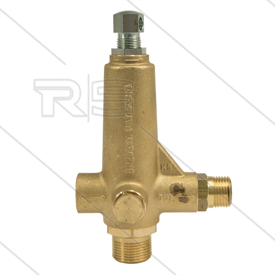 K5.3 - Druckregelventil - 200 Bar - 25 bis 41 l/min - max 60°C - Eingang: 3/8&quot; IG - Ausgang: 1/2&quot; AG