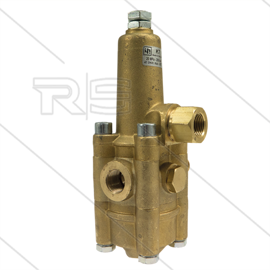 K7.1 - Druckregelventil - 200 Bar - 11 bis 16 l/min - max 60°C - Eingang: 3/8&quot; IG - Ausgang: 3/8&quot; AG