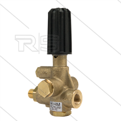 HM Druckregelventil - 200 Bar - 5 bis 41 l/min - max 85°C - Eingang: 3/8&quot; IG - Ausgang: 3/8&quot; AG