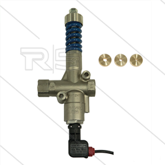 VB60/400 Zero mit Schalter und Drosselplatte - Edelstahl 303 - 400 Bar - 9 bis 60 l/min - max 60°C