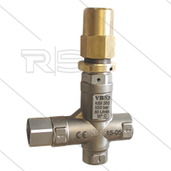 VB53 - Druckregelventil - Edelstahl 303 - 500 Bar - 80 l/min - max 60°C - Eingang: 1/2&quot; IG