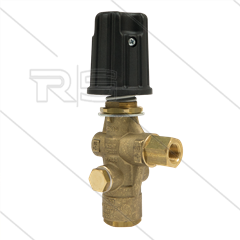 VB10 - Druckregelventil - mit Knopf - 220 Bar - 30 l/min - 60°C - Eingang: 3/8&quot; IG - Ausgang 3/8&quot; IG