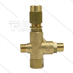 VB130 - Druckregelventil - 10 bis 70 Bar - 25 l/min - 60°C - Eingang: 3/8&quot; AG - Ausgang: 3/8&quot; AG