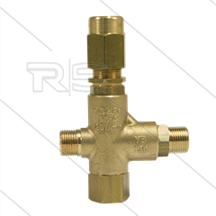 VB130 - Druckregelventil - 16 bis 160 Bar - 25 l/min - 60°C - Eingang: 3/8&quot; AG - Ausgang: 3/8&quot;AG