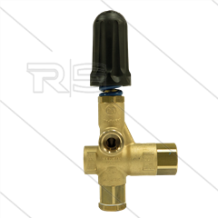 VB85/280-RV - mit Knopf - 280 bar - 80 l/min - max 90°C - Eingang: 1/2&quot; IG - Ausgang: 1/2&quot; IG