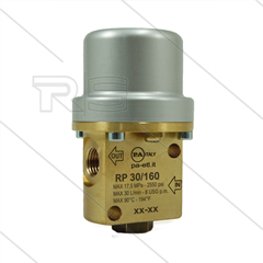 RP30/160 pneum. Druckventil - 160 Bar - 30 l/min - max 90°C - 2 x 1/4&quot; IG