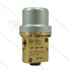 RP120/160 - pneum. Druckventil - 160 Bar - 120 l/min - max 90°C - 2 x 3/4&quot; IG