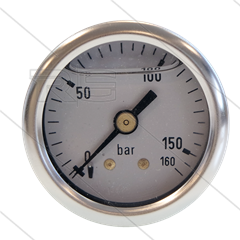 Manometer 0-160 Bar - 1/8&quot; AG - Eingang hinten - Ø40mm