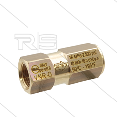 VNR-O -  Rückschlagventil - Messing - 150 Bar - 40 l/min - max 90°C -  2 x 3/8" IG