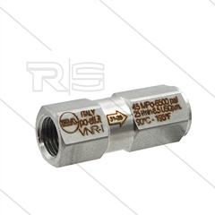 VNR-I - Rückschlagventil - Edelstahl - 400 Bar - 25 l/min - max 90°C - 2 x 1/4" IG