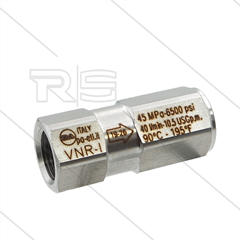 VNR-I - Rückschlagventil - Edelstahl - 400 Bar - 40 l/min - max 90°C - 2 x 3/8" IG