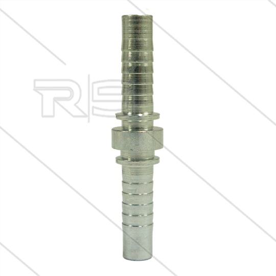 Pressnippel - Stahl - DN10 (3/8&quot;) - Schlauchverbinder 2 x DN10