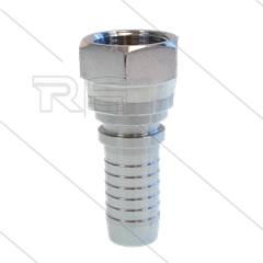 Pressnippel - Edelstahl - DN19 (3/4&quot;) - 3/4&quot; DKR - SW32