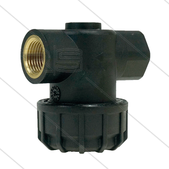 F5 Kunststoff Filter - 300 mµ - 10 bar - 30 l/min - max 40°C - 2 x 1/2&quot; IG