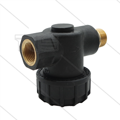 F5 - Kunststoff Filter - 300 mµ - 10 bar - 30 l/min - max 40°C - 1/2" IG x 1/2" AG