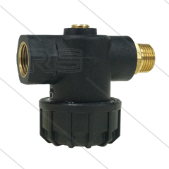 F5 Kunststoff Filter - 300 mµ - 10 bar - 30 l/min - max 40°C - 1/2&quot; IG x 1/2&quot; AG