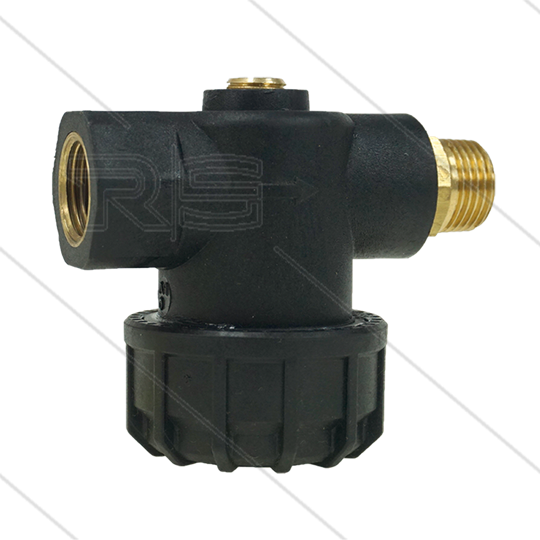 F5 Kunststoff Filter - 300 mµ - 10 bar - 30 l/min - max 40°C - 1/2&quot; IG x 1/2&quot; AG