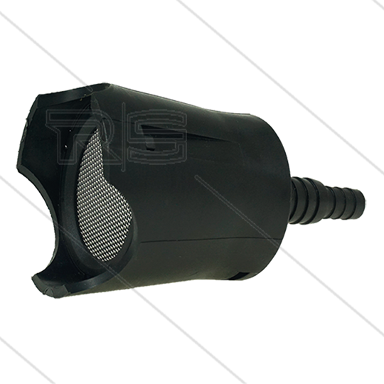 ST35 Ansaugfilter ohne Rückschlagventil - Ø80mm - H=147mm - max 60°C - 1/2&quot; bis 3/4&quot; Tülle