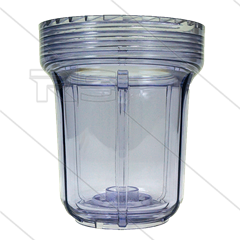 Filtertasse 5&quot; - transparent - H=140mm