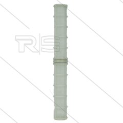 20&quot; (2 x 9&quot;) Filtereinsatz Kunsttoff waschbar - Nylon - 60 mµ - 56 l/min  - H=511mm - 2-teilig mit
