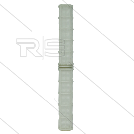 20&quot; (2 x 9&quot;) Filtereinsatz Kunsttoff waschbar - Nylon - 60 mµ - 56 l/min  - H=511mm - 2-teilig mit