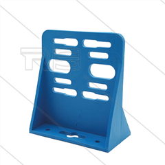 Wandhalter aus Kunststoff für 1 Filtergehäuse - blau