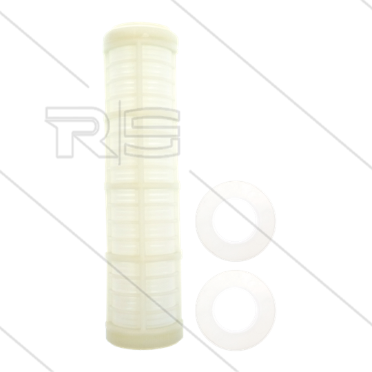 9&quot; Filtereinsatz Kunsttoff waschbar - Nylon - 60 mµ - 27 l/min - H=248mm - Verstärkte Ausführung