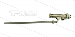 Schwimmerventil - Messing - ohne Schwimmerball - 12 Bar - L=530mm - max 60°C - 3/4&quot; AG