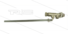 Schwimmerventil - Messing - ohne Schwimmerball - 12 Bar - L=530mm - max 60°C - 1&quot; AG