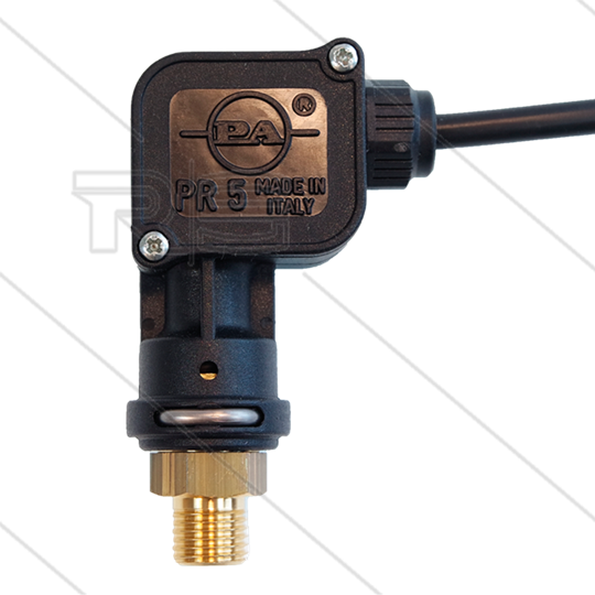 PR5 - Druckschalter micro - 1/4&quot; AG - Einschaltdruck 40 Bar - max 250 Bar - (Schwarze markierung)